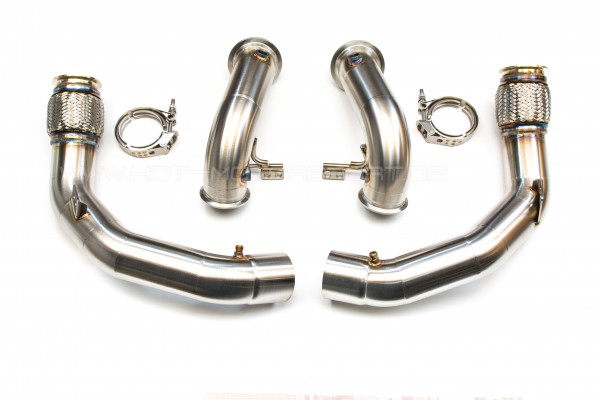 BMW M5 4,4L V8 Biturbo F90 S63M Downpipes